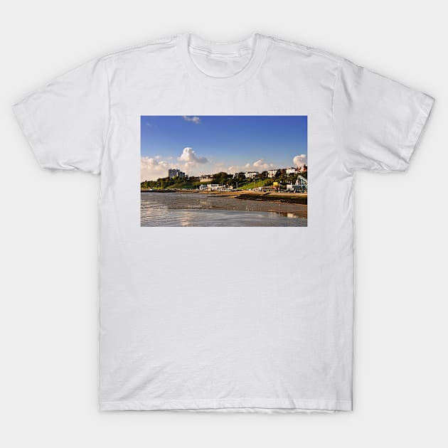 Three Shells Beach Southend on Sea Essex T-Shirt by AndyEvansPhotos